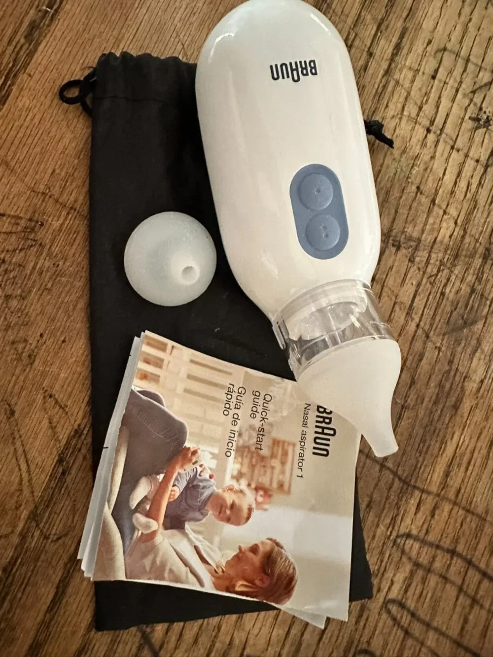 Braun Electric Nasal Aspirator - Mucus Remover, Blocked Nose Relief | Electric